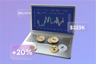Vizualizace technologie AI automatizovaného obchodního systému na Zvon Investek